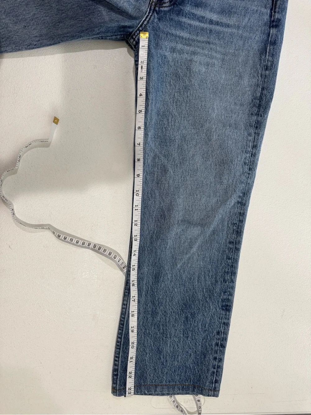 Reformation High Rise Straight Leg Button Fly Jeans Size 26